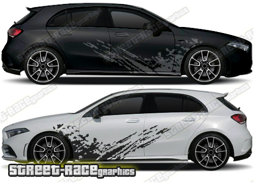 Mercedes A & B Class rally graphics 005