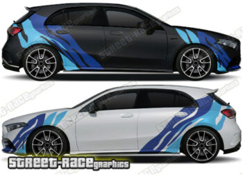 Mercedes A & B Class rally graphics 021 - TIGER STRIPES