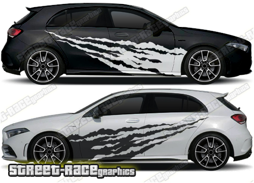 Mercedes A & B Class rally graphics 024