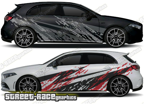 Mercedes A & B Class rally graphics 026