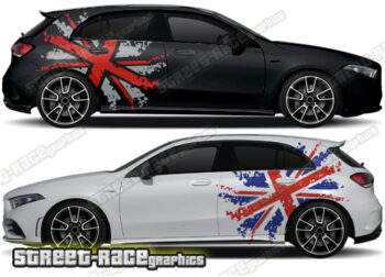 Mercedes A & B Class rally graphics 031 - UNION JACK