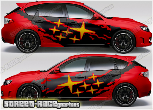 Impreza rally stickers 066