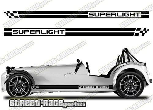 Caterham racing stripes 028 - SUPERLIGHT