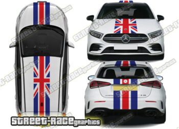 Mercedes OTT 012 Union Jack racing stripes