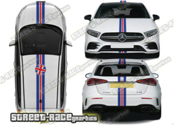 Mercedes OTT 014 Union Jack racing stripes