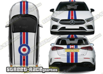 Mercedes OTT 016 RAF MOD racing stripes