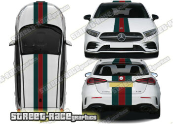 Mercedes OTT 017 GUCCI racing stripes