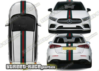 Mercedes OTT 018 GUCCI racing stripes
