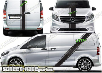 Mercedes Vito racing stripes 001A - FULL
