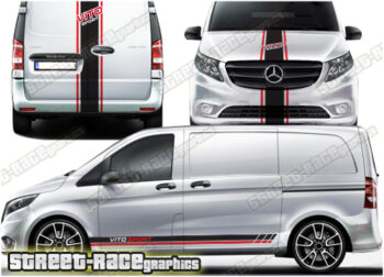 Mercedes Vito racing stripes 002A - FULL