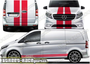 Mercedes Vito racing stripes 004 - FULL