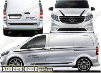 Mercedes Vito racing stripes 008 - FULL - Sport Edition