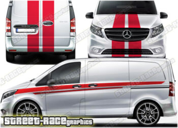 Mercedes Vito racing stripes 009 - FULL