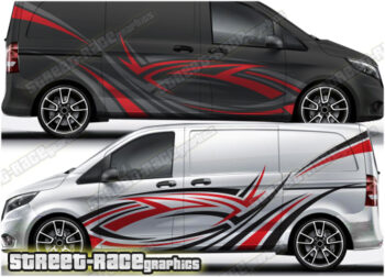 Mercedes Vito rally 014 tribal decals