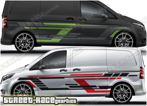 Mercedes Vito rally 015 decals