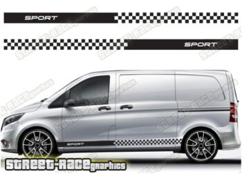 Mercedes Vito racing stripes 004