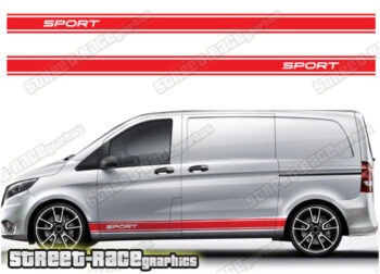Mercedes Vito racing stripes 005