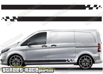 Mercedes Vito racing stripes 008