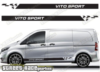 Mercedes Vito racing stripes 009