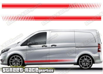 Mercedes Vito racing stripes 010