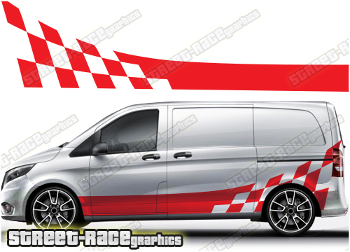 Mercedes Vito racing stripes 013 - Camper