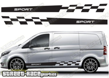 Mercedes Vito racing stripes 014