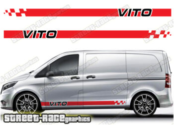 Mercedes Vito racing stripes 017