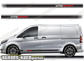Mercedes Vito racing stripes 019