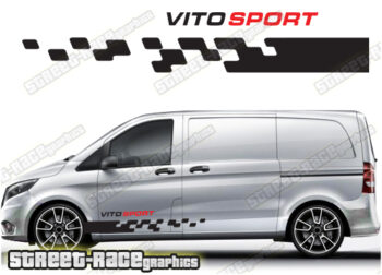 Mercedes Vito racing stripes 020