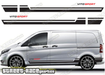 Mercedes Vito racing stripes 021