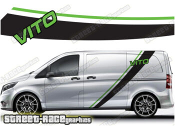Mercedes Vito racing stripes 024