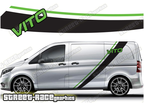 Mercedes Vito racing stripes 024