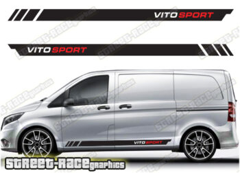 Mercedes Vito racing stripes 035 - SPORT