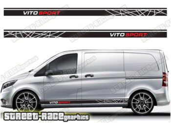 Mercedes Vito racing stripes 036 - SPORT