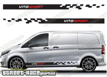 Mercedes Vito racing stripes 037 - SPORT