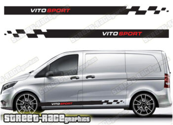Mercedes Vito racing stripes 038 - SPORT