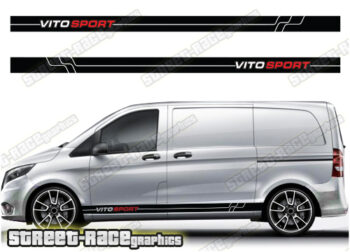 Mercedes Vito racing stripes 039 - SPORT