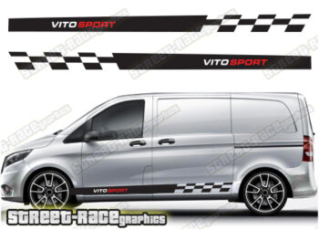 Mercedes Vito racing stripes 041 - SPORT