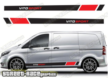 Mercedes Vito racing stripes 042 - SPORT