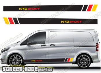 Mercedes Vito racing stripes 043 - SPORT