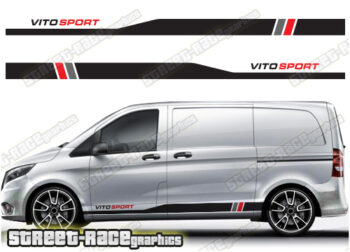 Mercedes Vito racing stripes 045
