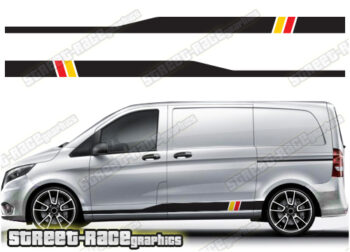 Mercedes Vito racing stripes 046