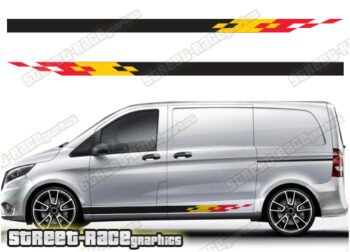 Mercedes Vito racing stripes 048