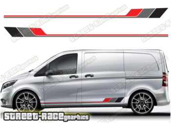 Mercedes Vito racing stripes 049