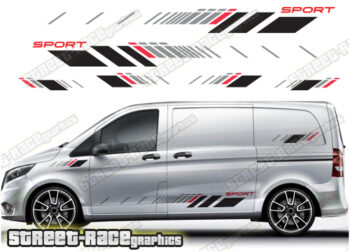 Mercedes Vito racing stripes 050