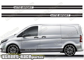 Mercedes Vito racing stripes 053