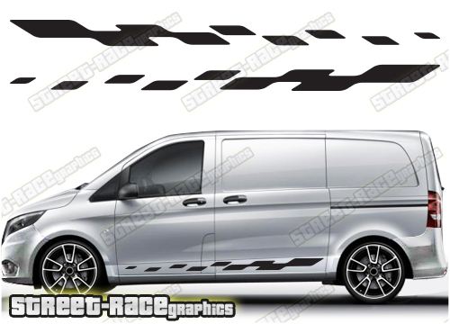 Mercedes Vito racing stripes 055