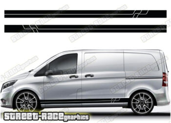 Mercedes Vito racing stripes 056