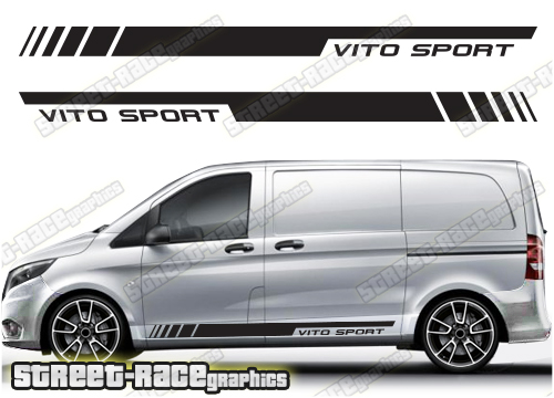 Mercedes Vito racing stripes 057