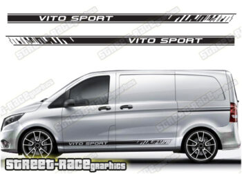 Mercedes Vito racing stripes 064